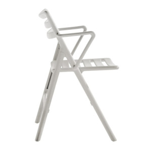 FOLDING AIR CHAIR WITH ARMS, by MAGIS