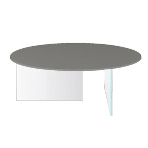 AIR GLASS ROUND COFFEE TABLE
