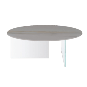 AIR XGLASS ROUND COFFEE TABLE