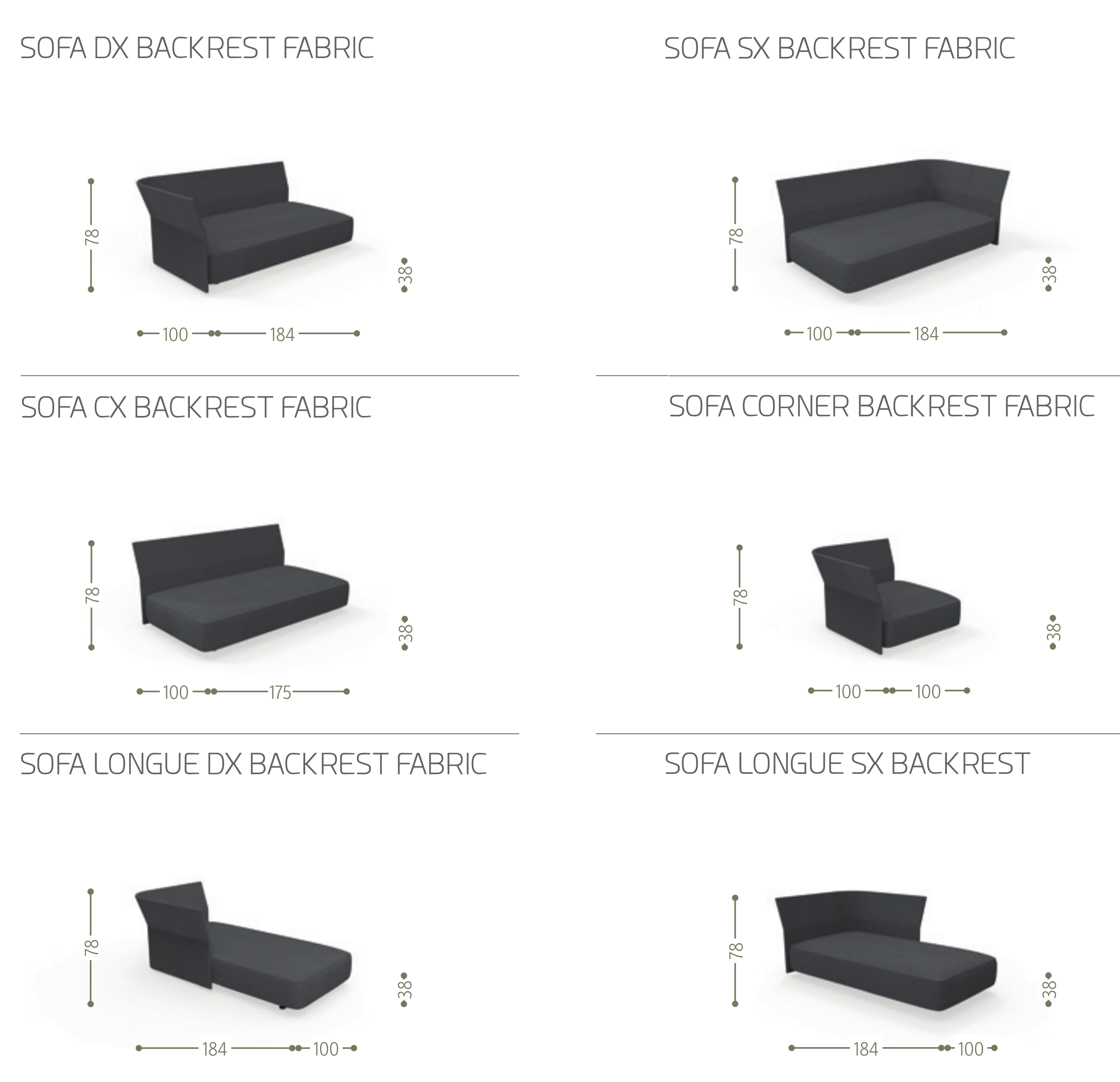 Cliff Modular Sofa Fabric Angular Modular Sofas Armchairs And Sofas Talenti Masonionline