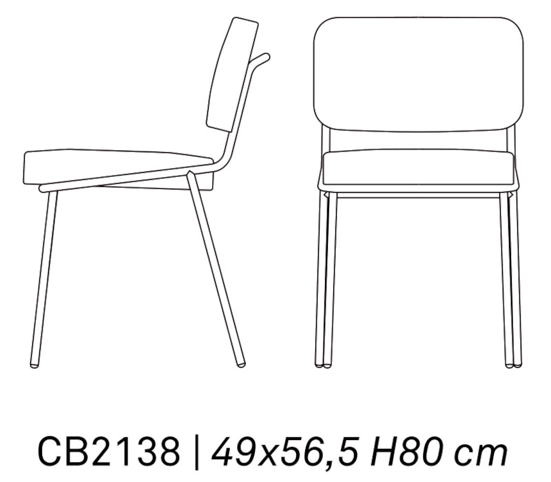 Chairs CB/2138 Seats | CONNUBIA | Masonionline SIXTY | -
